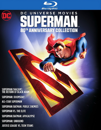 Superman: 80th Anniversary DC 8-Film Collection (Blu-Ray) - DIVERS