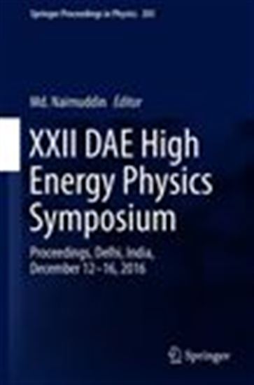 XXII DAE High Energy Physics Symposium - MD. NAIMUDDIN