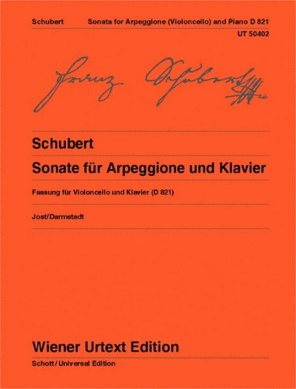 Sonate Für Arpeggione Und Klavier D 821 (Violoncelle & Piano) - FRANZ SCHUBERT