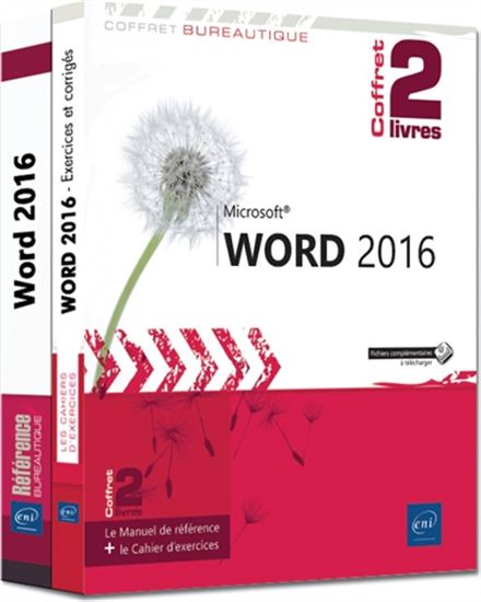 Word 2016 : le manuel de référence + le cahier d&#39;exercices Cof. 2 vls - PIERRE RIGOLLET