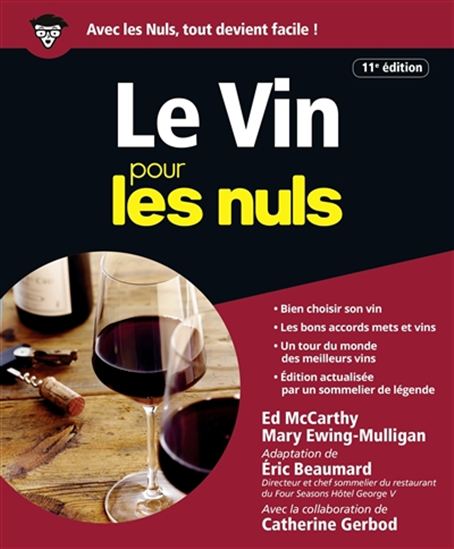 Le Vin pour les nuls 11e éd. - ED MCCARTHY & AL