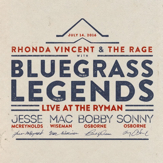 Live At The Ryman - RHONDA & BLUEGRASS LEGENDS VINCENT
