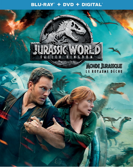 Jurassic World: Fallen Kingdom (Monde Jurassique: Le royaume déchu) (Blu-Ray+Dvd+Digital Copy) - J.A. BAYONA