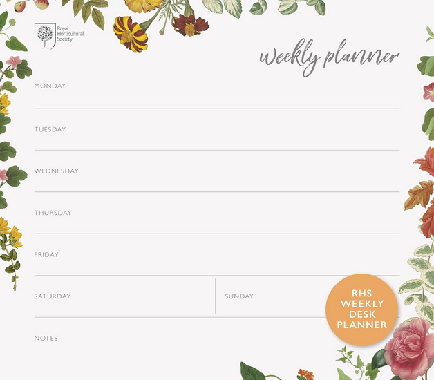 RHS Weekly Desk Planner - COLLECTIF