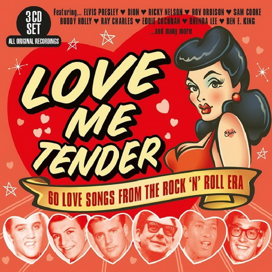 Love Me Tender - 60 Love Songs From The Rock N Roll Era (3CD) - COMPILATION