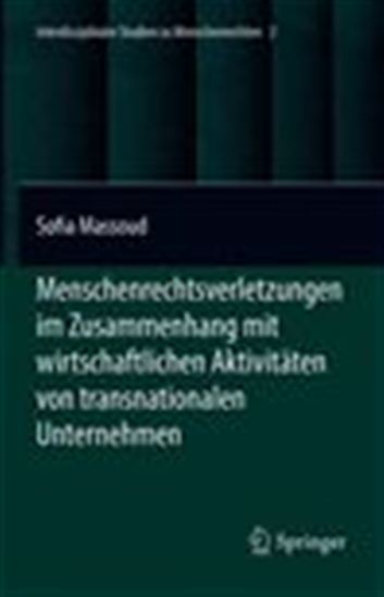 Menschenrechtsverletzungen im Zusammenhang mit wirtschaftlichen Aktivitäten von transnationalen Unternehmen - SOFIA MASSOUD