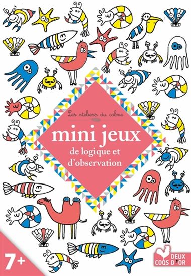 Mini jeux de logique et d&#39;observation - LILI LA BALEINE - MICKAËL PATINO