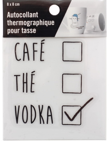 Collant thermographique pour tasse 3AS