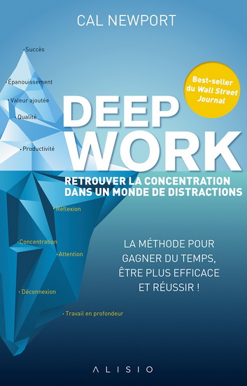 Deep work : retrouver la concentration dans un monde de distractions : la méthode pour gagner du temps, être plus efficace et réussir ! - CAL NEWPORT