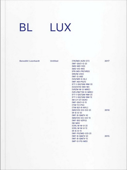 Benedikt Leonhardt: LUX - BENEDIKT LEONHARDT