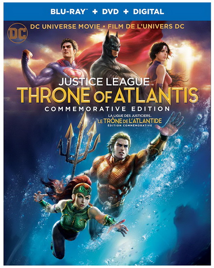 DCU Justice League: Throne of Atlantis Commemorative Edition (4K+Blu-Ray) - SPAULDING ETHAN
