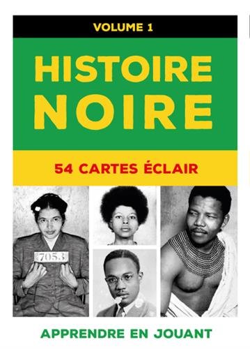 Histoire noire : 54 cartes éclair T.01 Cof. - COLLECTIF