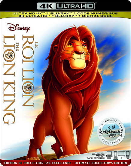The Lion King (Le Roi Lion) (Signature Collection) (4k+Blu-Ray) - MINKOFF ROB - ALLERS ROGER