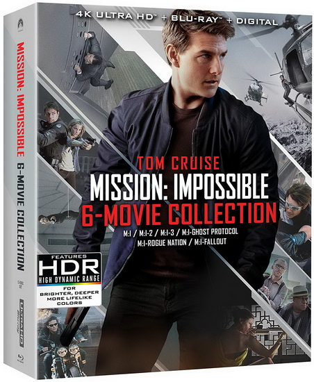Mission Impossible 6 Movie Collection (4K+Blu-Ray) - DIVERS