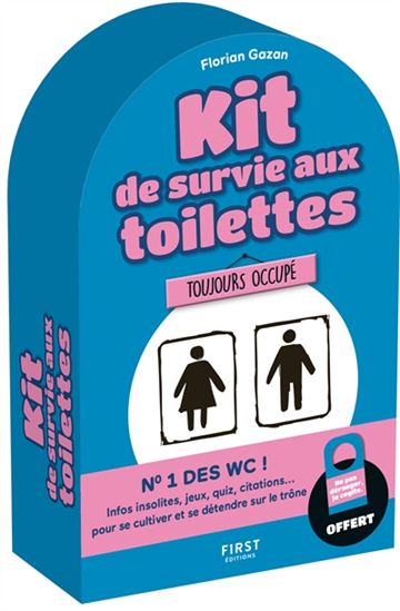 Kit de survie aux toilettes : l&#39;essentiel pour se cultiver et se détendre sur le trône Cof. - FLORIAN GAZAN