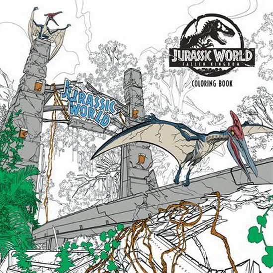 Jurassic World: Fallen Kingdom Adult Coloring Book - COLLECTIF