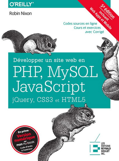 Développer un site web en PHP, MySQL et JavaScript 5e éd. - ROBIN NIXON