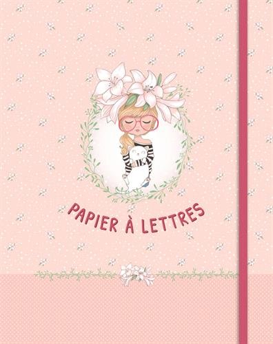 Papier à lettres Fillette rose (15 feuilles, 10 enveloppes)