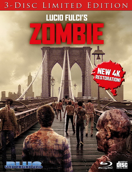 Zombie (Cover A: Bridge) (Blu-Ray) - LUCIO FULCI