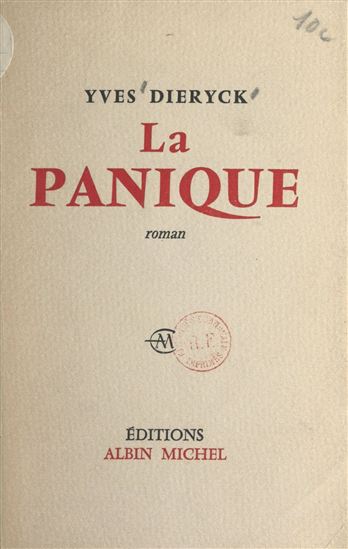 La panique - YVES DIERYCK