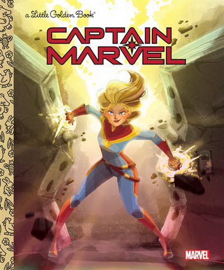 Captain Marvel Little Golden Book (Marvel) - JOHN SAZAKLIS