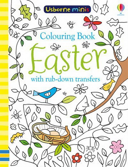 Mini Books Colouring Book Easter with Rub Downs - SAM SMITH