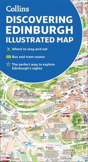 Discovering Edinburgh Illustrated Map - DOMINIC BEDDOW