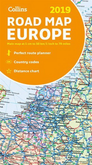 2019 Collins Map of Europe - COLLECTIF