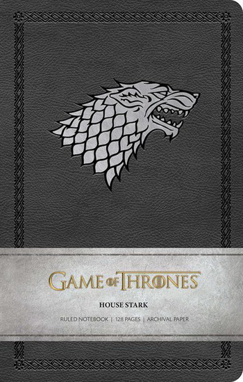 GAME OF THRONES: HOUSE STARK RULED NOTEBOOK - COLLECTIF