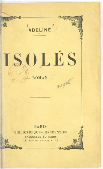 Isolés - ADELINE
