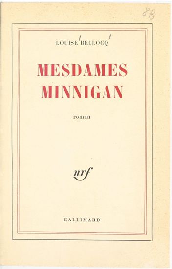 Mesdames Minnigan - LOUISE BELLOCQ