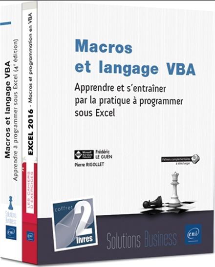 Macros et langage VBA : apprendre et s&#39;entraîner par la pratique à programmer sous Excel Cof. - FRÉDÉRIC LE GUEN - PIERRE RIGOLLET
