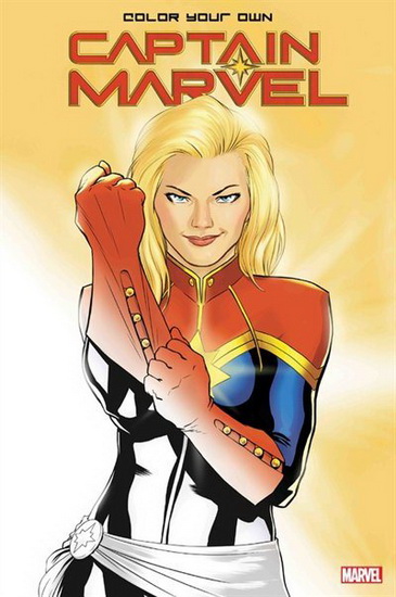 Color Your Own Captain Marvel - COLLECTIF