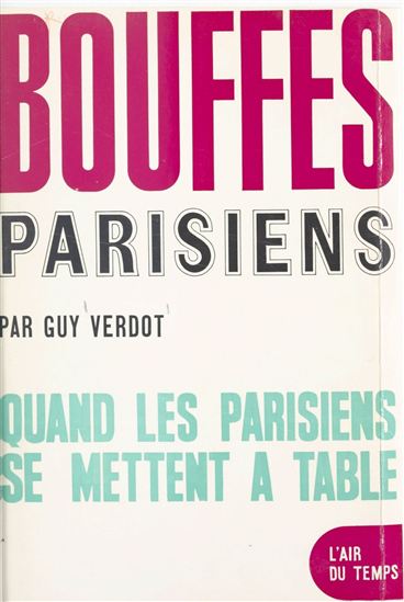 Bouffes parisiens - GUY VERDOT