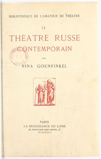 Théâtre russe contemporain - NINA GOURFINKEL