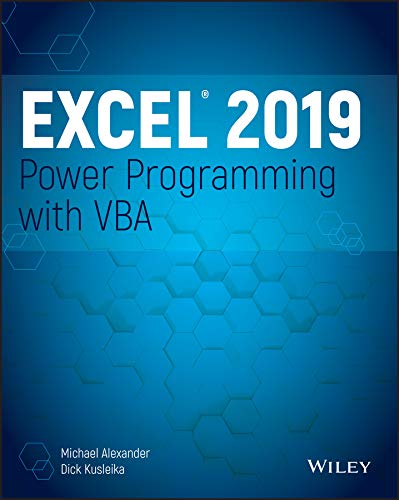 Excel 2019 Power Programming with VBA - COLLECTIF