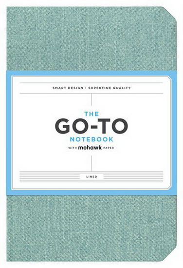 Go-To Notebook with Mohawk Paper, Sage Blue Lined - COLLECTIF