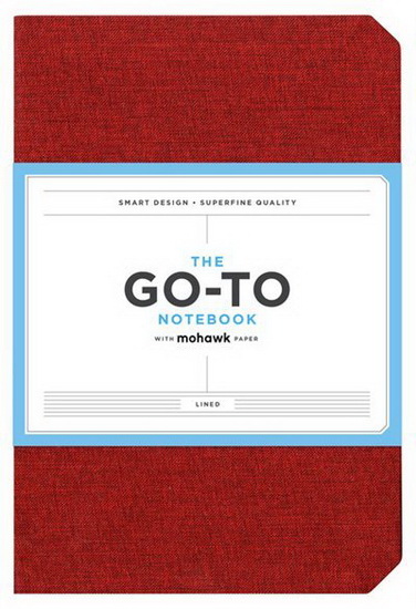 Go-To Notebook with Mohawk Paper, Brick Red Lined - COLLECTIF