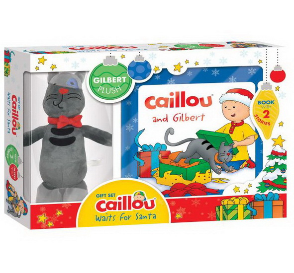 Caillou Waits for Santa Gift Set: Book with 2 Stories and Gilbert Plush - ANNE PARADIS - ERIC SEVIGNY