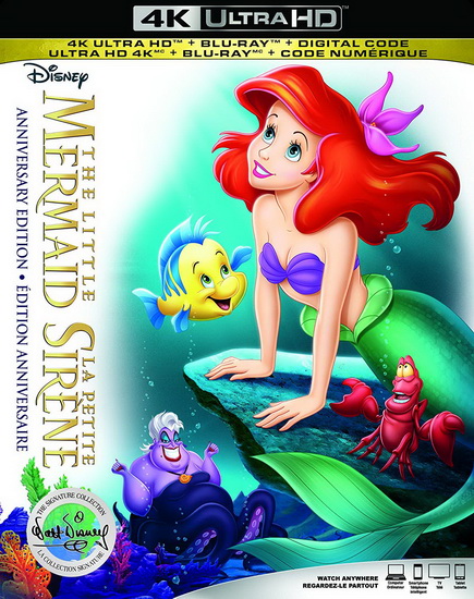 The Little Mermaid (La Petite Sirène) (Signature Collection) (4K+Blu-Ray+Digital Copy) - CLEMENTS RON - MUSKER JOHN