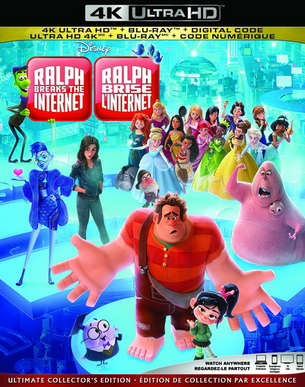 Ralph Breaks The Internet (Ralph Brise L'Internet) (4K+Blu-Ray) - JOHNSTON PHIL - MOORE RICH