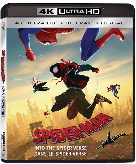 Spider-Man: Into The Spider-Verse (Spider-Man: Dans le Spider Verse) (4K+Blu-Ray) - BOB PETER PERSICHETTI RAMSEY