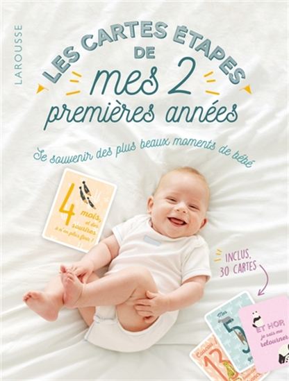 Collectif Les Cartes Etapes De Mes 2 Premieres Annees Se Souvenir Des Plus Beaux Moments De Bebe Maternite Famille Livres Renaud Bray Com Livres Cadeaux Jeux