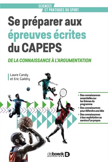 Se préparer aux épreuves écrites du Capeps : de la connaissance à l&#39;argumentation - LAURE CANDY - ERIC GAILDRY