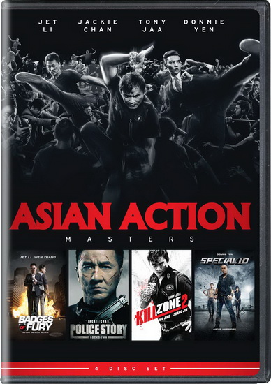 Asian Action Masters (Badges of Fury / Police Story: Lockdown / Kill Zone 2 / Special ID) - DIVERS