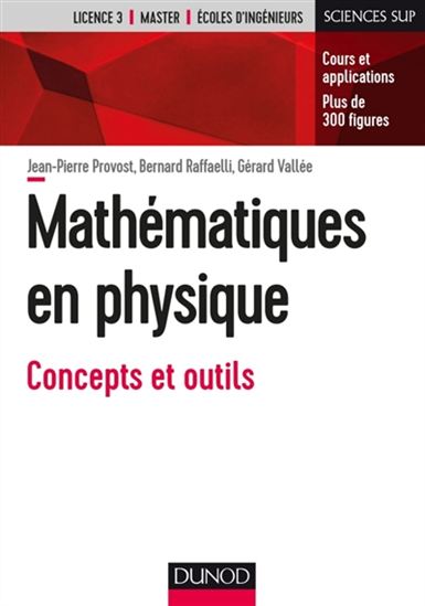 Mathématiques en physique : concepts et outils : cours et applications, plus de 300 figures - JEAN-PIERRE PROVOST & AL