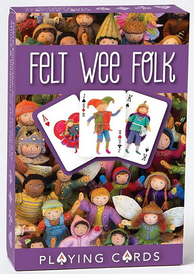 Felt Wee Folk Playing Cards: A Magical Deck of Standard Playing Cards By Award-Winning Children’s Author Salley Mavor - SALLEY MAVOR