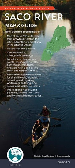 Saco River Map & Guide, 2nd Edition - COLLECTIF