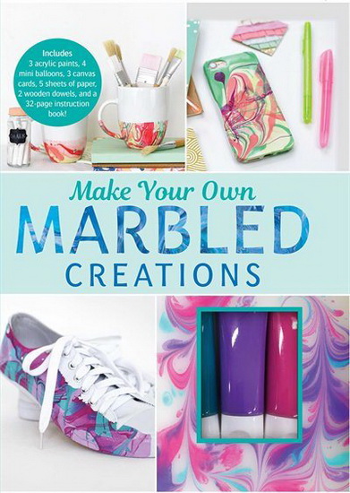 MAKE YOUR OWN MARBLED CREATIONS - COLLECTIF