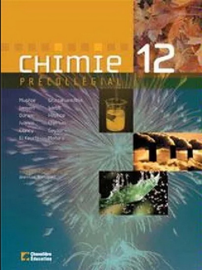 Chimie 12 Précollégial - FRANK MUSTOE - MICHAEL P JANSEN